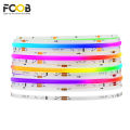 FCOB SPI RGBW IC LED Light Strip 784 LEDs WS2814 Addressable Dream Color 10mm DC24V SK6812 High Flexible FOB COB Lights Room Dec. 