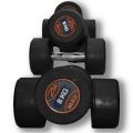 ZEE MAX FITNESS Rubber Coated Dumbbells Pair of 10KG(10+10). 