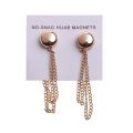 【HOT】 2Pcs Magnetic Scarf Brooch Strong Metal Plating Magnetic Hijab Clip Female Muslim Headscarf Non-Hole Pin Chain Buckle 4 Colors. 