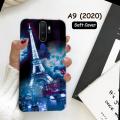 Oppo A9 2020 Pouch Cover - Eiffal Tower Soft Back Cover Case for Oppo A9 2020. 