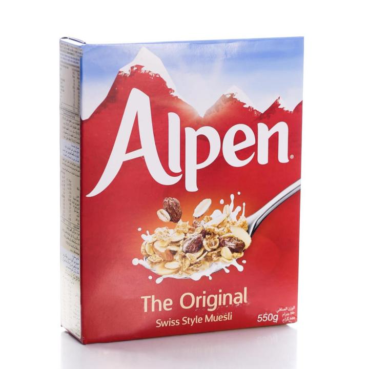 ALPEN CEREAL THE ORIGINAL  STYLE MUESLI – 550GM