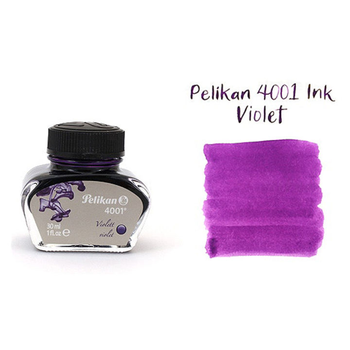 Pelikan%204001%20Bottled%20Ink%20for%20Fountain%20Pens,%20Violet,%2030ml,%201%20Each%20(311886)%20-%20Image%207