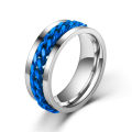 FACEINS Rings For Women and Men Rotatable Bottle Opener Ring Stainless Steel Chain Ring Men's Titanium Steel Bottle Ring. 