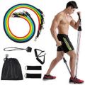 11Pcs Power Resistance Bands Yoga Pilates Crossfit Fitness Equipment Elastic Pull Rope Workout Latex Tube Set Exercise Band Body Fitness Band set Gym Yoga Fitness Elastic Training Bands Pilates Home Gym Tubes Door Hanger. 