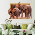 3D Elephant Wall Sticker For Kids Room Wall Decoration Stickers SK9018. 