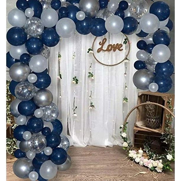Purple Valentines Day Decor 20 Pc Black Hearts & Swirls Balloon Bouquet Wedding Baby Shower Bridal... Purple Mothers Day Balloons-768158
