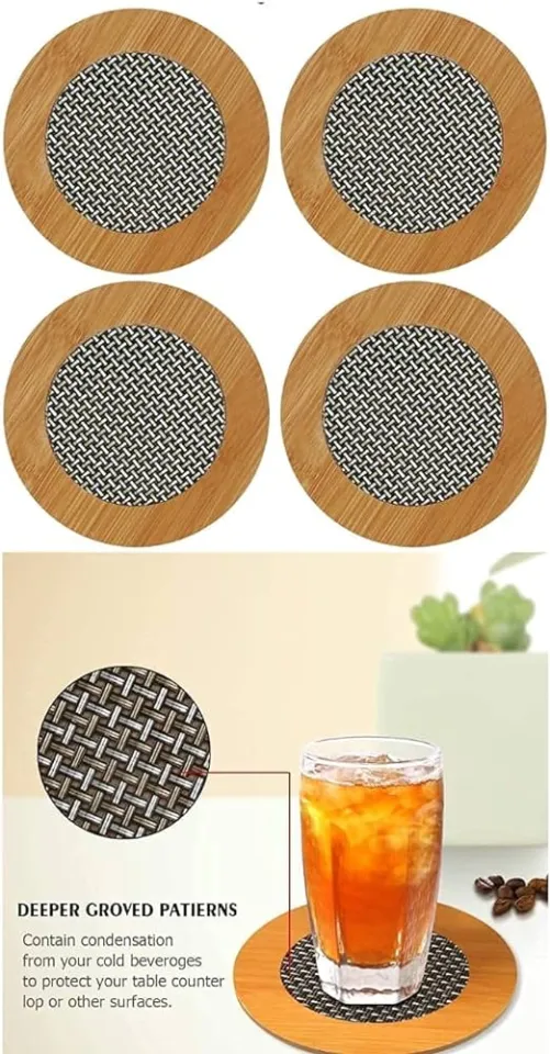 Pcs Heat Resistance Wooden Tea mat Tea Coaster Placement