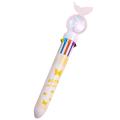 Multicolor Pen Eco-friendly 10 Colors Cartoon 0.5 mm Shuttle Pen. 