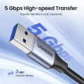 UGREEN USB Extension Cable USB 3.0 Extender USB Cable Male to Female 5Gbps Data Transfer Compatible with Printers, Mouse, Keyboard, Flash Drive, Hard Drive, Hub, Oculus VR, Xbox 1m, 2m. 
