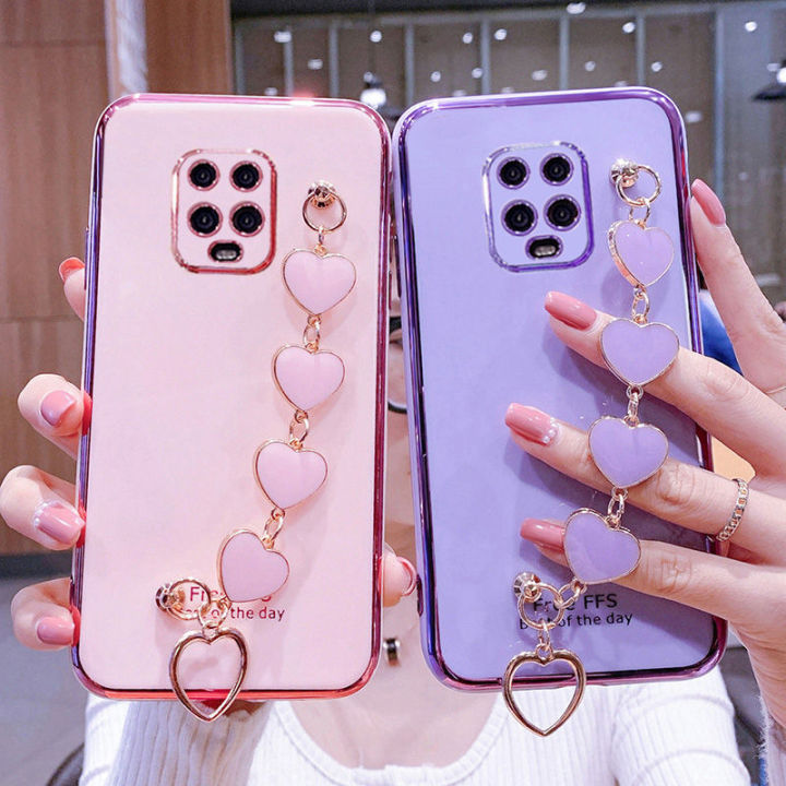 Maitus for Xiaomi Redmi Note 9S Back Cover with Love Heart