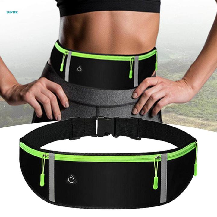 Running Waist Belts, with Three Zip Pockets, Waterproof Jogging Belt for Workouts Sports
