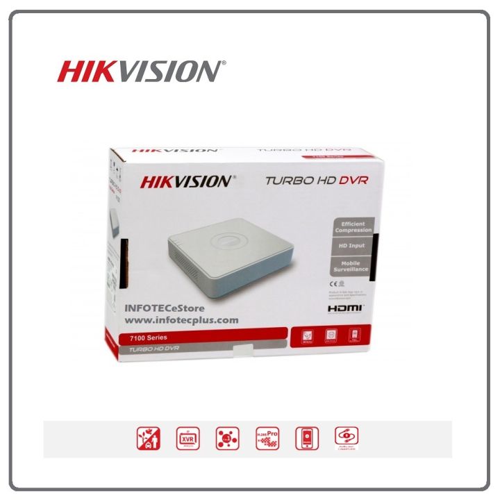 Hikvision 8 Channels Turbo HD DVR- 2MP Supported  -Hikvision CCTV( DVR-CCTV camera DVR box-CCTV camera Recorder -CCTV camera Receiver- Hikvision DVR Price in Lahore- Hikvision DVR price in Pakistan-Hikvision DVR for 2MP cameras, Dahua XVR Polo DVR