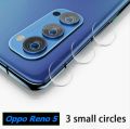 For Oppo Reno 5 Back Camera Lens Protector Tempered Glass 3PC Full Cover. 