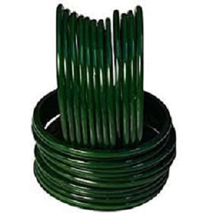Plain Metal Bangles DARK GREEN Color - 36.Bangles size.2