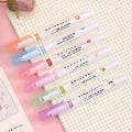 6 psc Multi-colored Drawing Curve Pen Funny Pattern Outline Marker Pen Hand Copy Account Curve Pen Quick Dry Mark Notes Painting Highlighter DIY Card Marker Pens Quick Dry Mark Notes Painting Highlighter. 