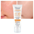 Disaar SPF 90 Natural Sun Protection Tinted Foundation Whitening Moisturizing Organic Sunscreen Sun Cream Sunblock For All Skin DS313-2. 
