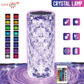 Crystal Lamp, Crystal Diamond Table Lamp, 16Colors Rechargeable Table Lamp, Creative Table Light Projector,USB Rechargeable Crystal Table Lamp Diamond Home Decor Touch Control Crystal Lamp,USB Bedside Lamp for Bedroom Living Room Night Light by Shop-4-Fit. 