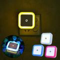 Light Sensor Control LED Night Light Mini Square Shape Light Sensor Energy Saving Lamps Bed Lamp For Baby Bedroom Gift Romantic Night Bulb For Room Home. 