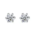 [ New ] Direct Sales Moissanite Stud Earrings Artificial Diamond Men's Single Trendy Men's Earrings Men's and Women's Same Classic Six-Claw. 