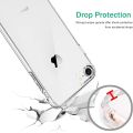 iPhone SE 3/2 (2022/2020 Edition), iPhone 8 and iPhone 7, 4.7-Inch, Shockproof Bumper Cover, Anti-Scratch Clear Back (Clear). 