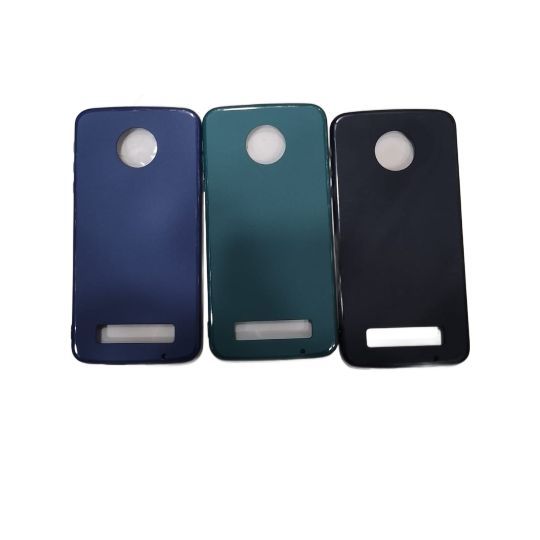 Motorola Moto Z Play / Z Force Back Cover Case Soft TPU Slim Smooth Flexible Protective