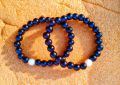 8MM COUPLE GLAMOROUS CRYSTAL BEADS BRACELETS- beads bracelets for girls-for boys-for men-black charm stretchable bracelets-natural stone pearl bracelet-shiny long mala bracelets-black and white bracelets-high top quality bracelets-women fashion jewelry. 