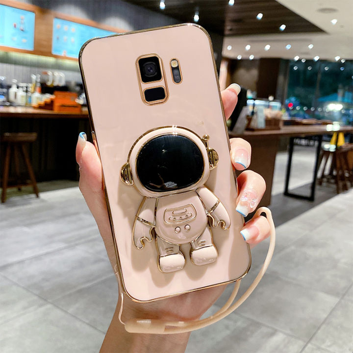 For%20Samsung%20Galaxy%20S9%20/%20S9%20Plus%20Back%20Cover%20with%20Astronaut%20Stand%20Lanyard%20Luxury%206D%20Plating%20Shiny%20%20Phone%20Case%20Soft%20Silicone%20Square%20Frame%20Protective%20Cases%20Pouch%20Girls%20Women%20-%20Image%209