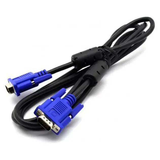 VGA Cable 6 Feet,Male VGA to VGA Male Monitor Computer Cable Adapter Cord HD15 1080P Full HD High 