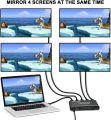 HDMI Splitter 1 in 4 Out - Techole 4K . Full HD1080P for Xbox PS4 PS3 Fire Stick. 