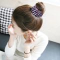 Fashion WomenBun Crystal Hair Buckle Hair Clip Bird Nest Expanding For Hair Accessories Female Ponytail Headwear. 