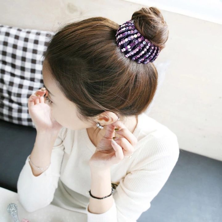 Fashion%20WomenBun%20Crystal%20Hair%20Buckle%20Hair%20Clip%20Bird%20Nest%20Expanding%20For%20Hair%20Accessories%20Female%20Ponytail%20Headwear%20-%20Image%204