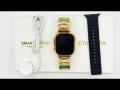 CT9 Ultra Gold Smart Watch Series 8 Smartwatch Bluetooth Call Heart Rate Sleep Monitoring IP67 Waterproof, Always on Display. 