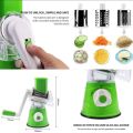 Vegetable Slicer and Cutting Manual Machine | Multifunctional Kitchen Machine | 6 in 1 Vegetable Cutter Machine For Potato Onion Carrot Manual Cutting Machine | Drum Grater  Manual Vegetable Cutter Slicer Kitchen. 