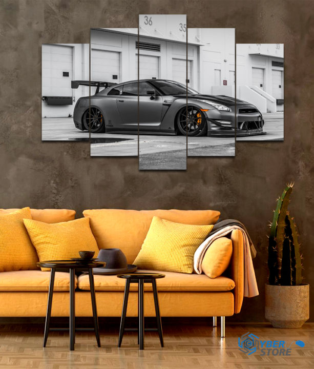 Nissan%20GTR%205%20Piece%20Modular%20HD%20Printed%20Wall%20Frame%20-%20Image%202
