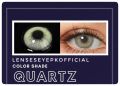 IMPORTED ELDORADO CONTACT LENSES EYEWEAR LENS SHADE (QUARTZ) SOFT EYE LENS WITH LENS CASE ACCESSORIES / IMPORTED SOLUTION WITH KIT HIGH QUALITY. SPECIALY FOR DARK EYES. 