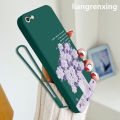 Casing iPhone 5s iPhone 5 iPhone 6 iPhone 6s iPhone 6 Plus phone case softcase liquid silicone protector smooth shockproof bumper cover new design comic flower cartoon ytyhh01. 