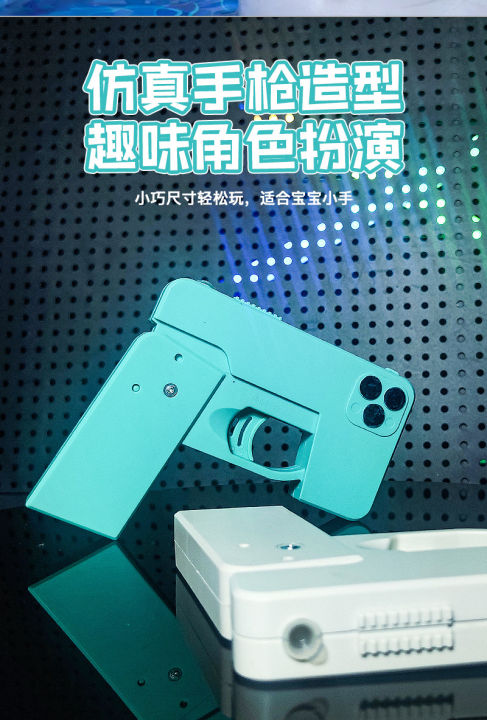 Children's%20Folding%20mobile%20iPhone%20water%20gun%20large%20capacity%20hot-selling%20water%20spray%20gun%20boys%20and%20girls%20baby%20water%20play%20toys%20Manual%20Shooting,%20Super%20Long%20Range,%20Decompression%20Funny,%20Three%20Color%20Matching,%20Safe%20And%20Water%20Gun%20Toys%20For%20Boys%20-%20Image%204