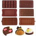 1 Pcs  Silicone  Chocolate Mould Fondant Patisserie Candy Bar Mould Cake Mode Decoration Kitchen Baking Accessories. 