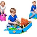 Kids Travel Trunki Trixie Suitcase Evergreen Fun Case Trunk Case Bag Luggage with Wheels. 