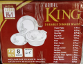 Dinner Set Melamine 72 Pieces King Kamal Durable Dinner Ware serve 8 persons. 