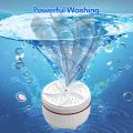 Mini Washing Machine USB Rotating Turbine Portable Washing Machine For Socks Small Rags, Towel washer, Underwear Wash Dishes for Travel, Camping, Business Trip. 
