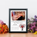 8x10  inch customised happy Engagement anniversary photo frame. 
