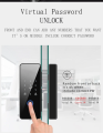 Tuya APP Glasses Fingerprint Lock Bluetooth Smart Glass Door serratura elettronica biometrica 13.56Mhz RFID Remote Control Unlock Smart Fingerprint Lock with Attendance Management, Quick Recognition, Multiple Unlocking Methods for Glass Wooden Door. 