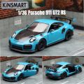 DieCast Kinsmart Porsche 911 GT2 RS Scale 1/36 Multicolor. 