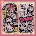 Kuromi Case for Vivo Y11 Y17 Y12 Y15 Y16 Y02 Y35 Y12i Y20 Y20i Y20S Y12S Y21 Y91C Y01 Y11s Y20A Y93 Y12A Y20G Y22 Y30G Y50 Y30 Y30i Y33S Y21S Y21T Y33T Y21A Y21E Y15s Y15A Y1S Y51 Y31 Y91 Y95 Cartoon Sanrio Melody Cute Kitty Shell. 
