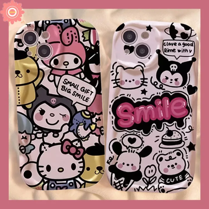 Kuromi Case for Vivo Y11 Y17 Y12 Y15 Y16 Y02 Y35 Y12i Y20 Y20i Y20S Y12S Y21 Y91C Y01 Y11s Y20A Y93 Y12A Y20G Y22 Y30G Y50 Y30 Y30i Y33S Y21S Y21T Y33T Y21A Y21E Y15s Y15A Y1S Y51 Y31 Y91 Y95 Cartoon Sanrio Melody Cute Kitty Shell