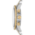 Emporio Armani Diver Two-tone Stainless Steel Navy Blue Dial Chronograph Quartz Watch for Gents - AR11362. 