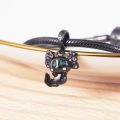 Exquisite Fashion Mexican Axolotl Necklace For Women cartoon black salamander animal pendant jewelry birthday gift for Kids Girl. 