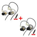 Newest TRN MT1 In Ear Earphone Dynamic DJ Monitor IEM Earbud HIFI Sport Noise Cancelling Headsets TRN M10 TA1 ST1 V90s T300 X7. 