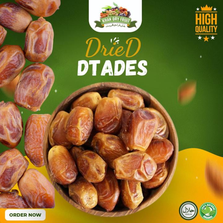 High-Quality Dried Irani Dates (Kajoor) 1kg Pack | Daraz.pk